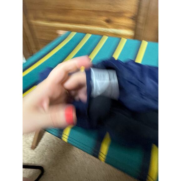 J. Crew Navy Blue Strapless Cinched Ruched One Piece swimsuit Classic Women's M - Picture 6 of 6